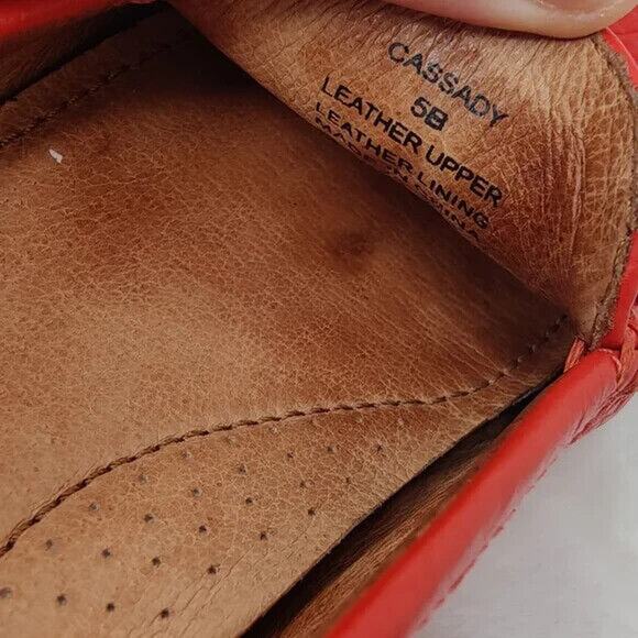 Lauren Ralph Lauren Orange Loafers Sz US 5 - Picture 9 of 10